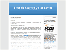 Tablet Screenshot of blogs.fabriciodelossantos.com