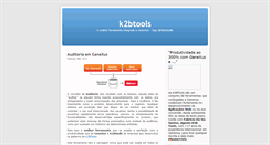 Desktop Screenshot of k2btools.fabriciodelossantos.com
