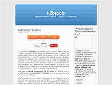 Tablet Screenshot of k2btools.fabriciodelossantos.com